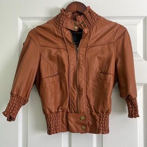 Camel Bomber Jacket